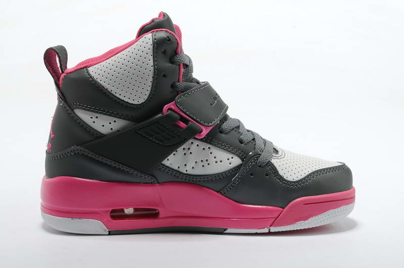 Air Jordan Retro 4.5 Nouvelles Chaussures Femmes Nouveau Gris Noir Rose (1)
